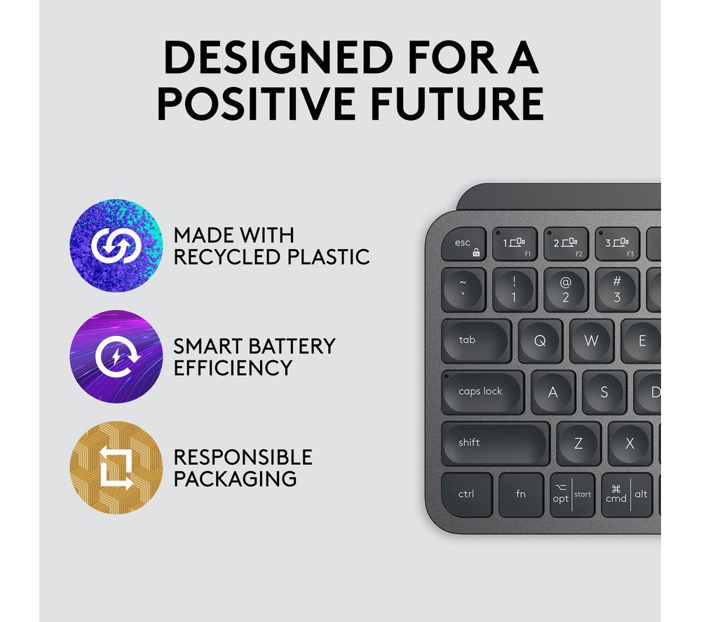 LOGITECH MX Keys Mini Wireless Keyboard - Graphite