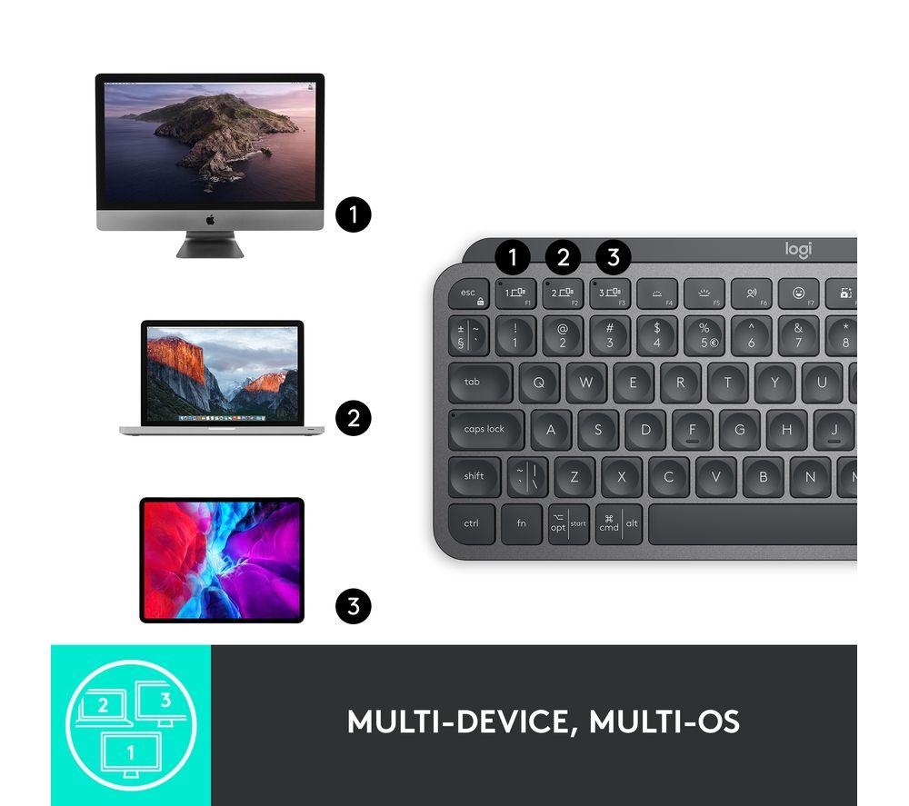 LOGITECH MX Keys Mini Wireless Keyboard - Graphite
