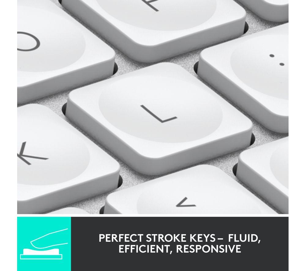 Teclado inalámbrico LOGITECH MX Keys Mini - Gris pálido