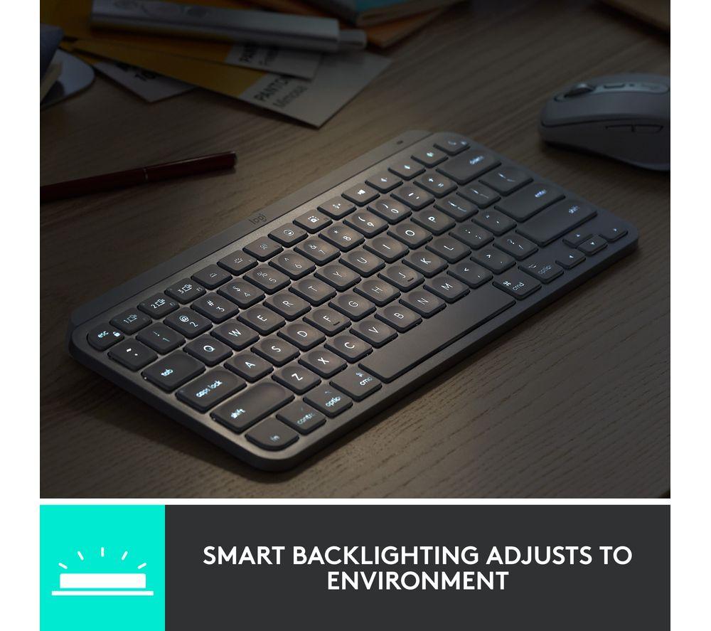 Teclado inalámbrico LOGITECH MX Keys Mini - Gris pálido