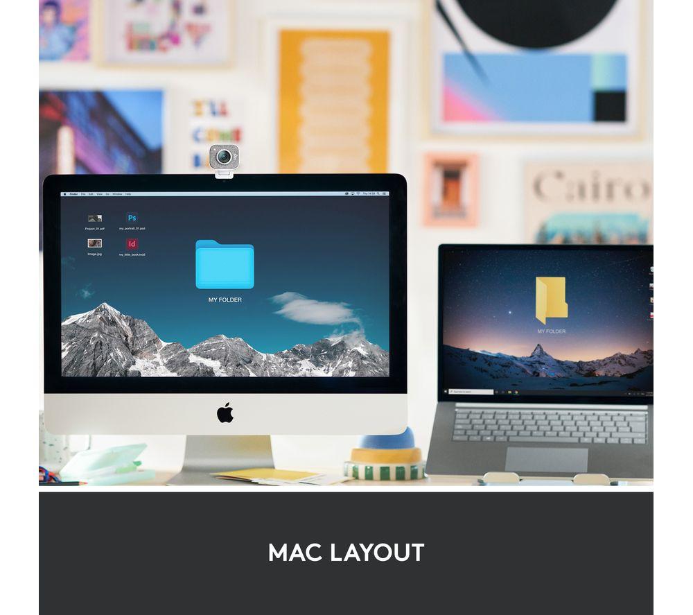 Teclado inalámbrico Logitech MX Keys Mini para Mac - Gris pálido