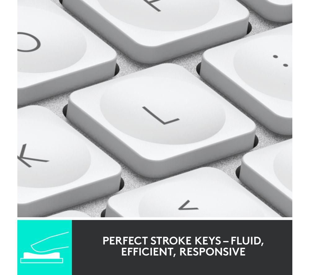 Teclado inalámbrico Logitech MX Keys Mini para Mac - Gris pálido