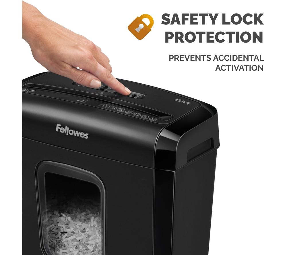 FELLOWES Powershred 6M Micro Cut Paper Shredder