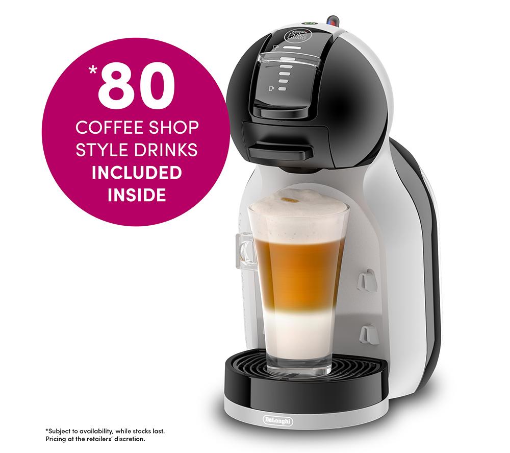DOLCE GUSTO by De'Longhi Mini Me Kapselkaffeemaschine EDG155.BG Starter-Kit - Grau & Schwarz