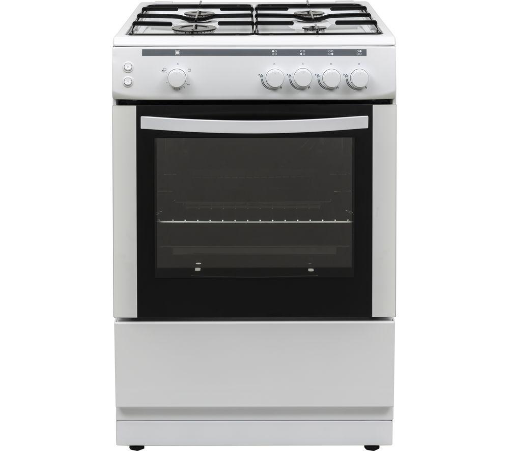 ESSENTIALS CFSG60W18 60 cm Gas Cooker - White