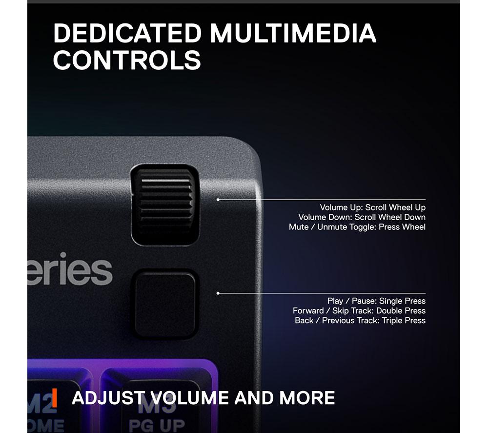 STEELSERIES Apex 3 TKL Gaming Keyboard