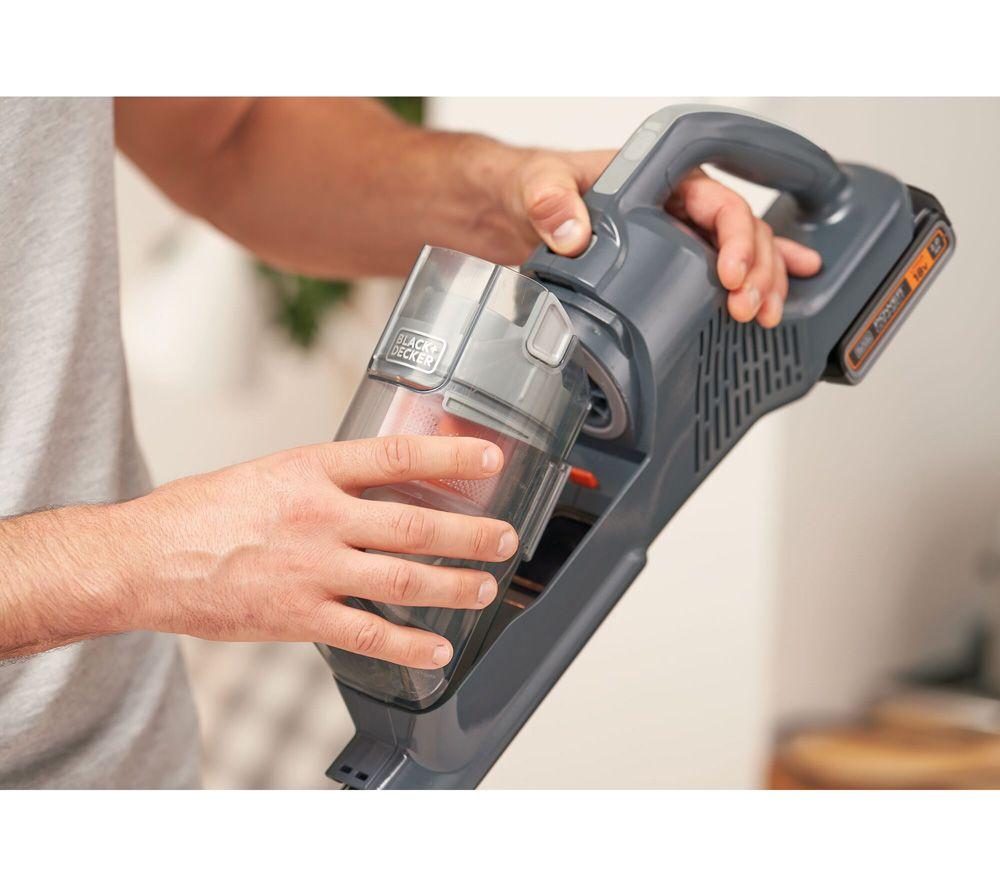 BLACK + DECKER PowerSeries+ BHFEA18D1-GB Cordless Vacuum Cleaner - Grey & Orange