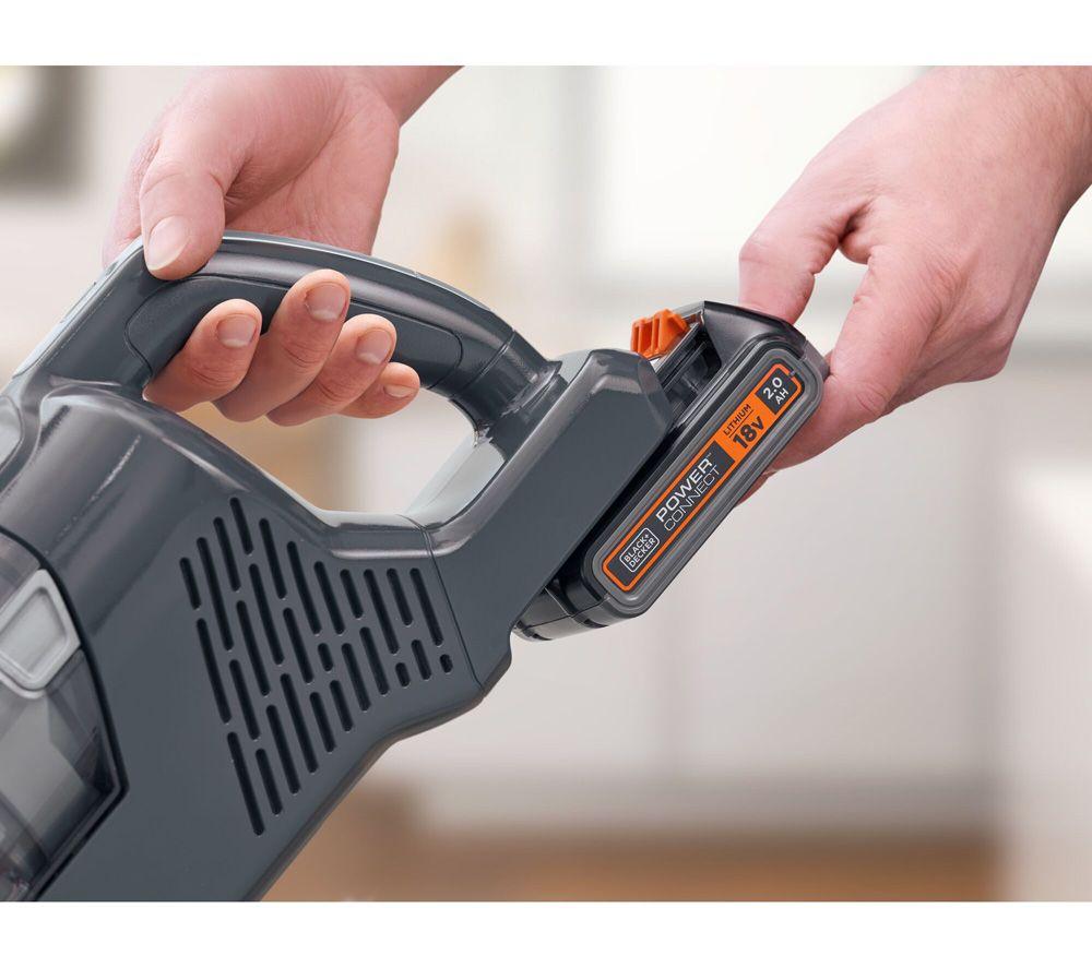 BLACK + DECKER PowerSeries+ BHFEA18D1-GB Cordless Vacuum Cleaner - Grey & Orange