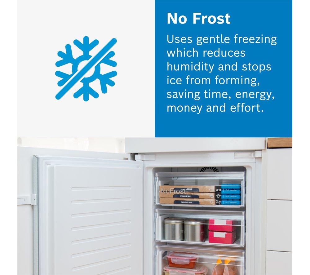 BOSCH Series 2 KIN85NSE0G Integrated 50/50 Fridge Freezer - Sliding Hinge