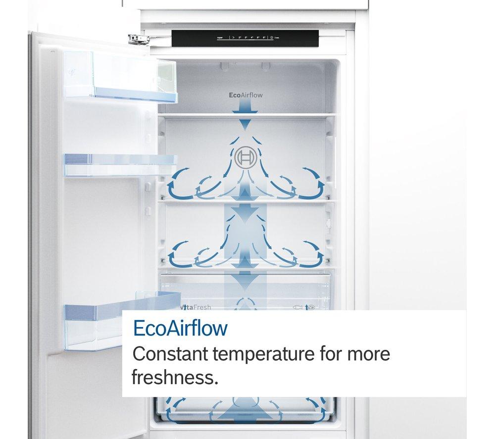 BOSCH Serie 4 KIN86VSE0G Frigorífico Combi Integrado 60/40 - Bisagra Deslizante
