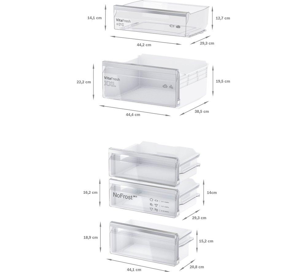 BOSCH Serie 4 KIN86VSE0G Frigorífico Combi Integrado 60/40 - Bisagra Deslizante