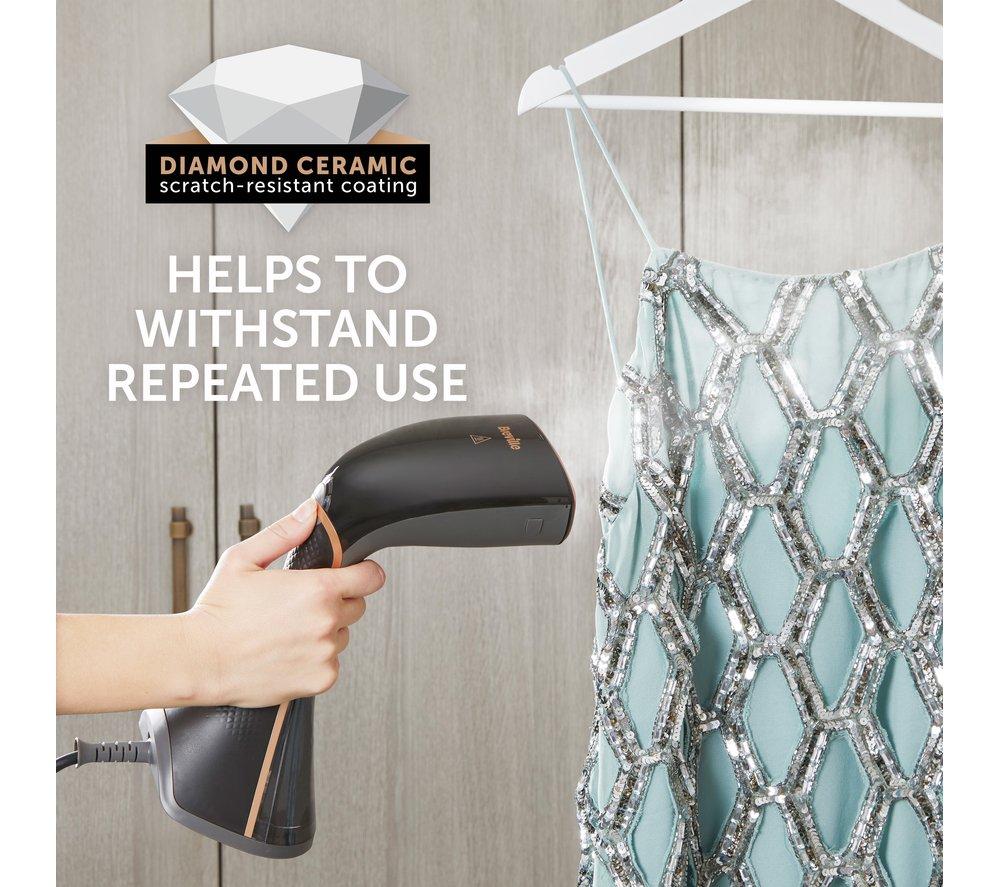 BREVILLE Elite Diamond Ceramic Clothes Steamer - Black & Copper