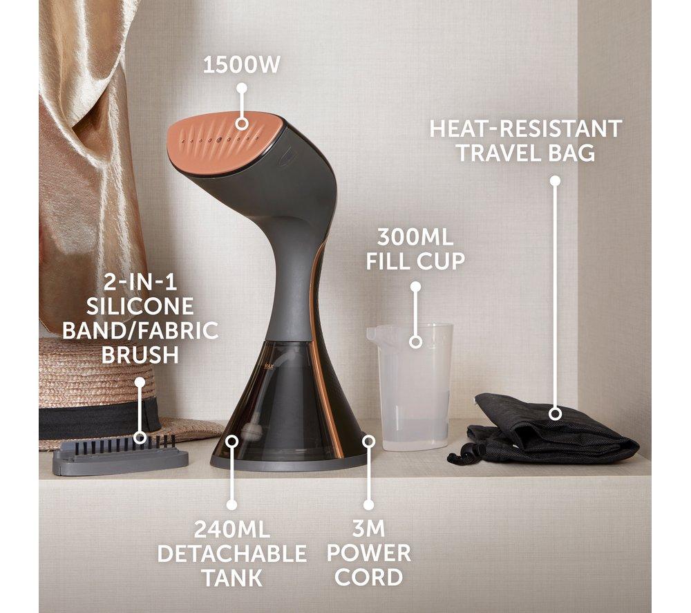 BREVILLE Elite Diamond Ceramic Clothes Steamer - Black & Copper