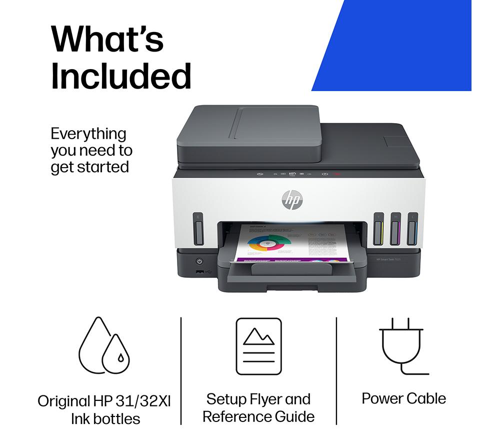 HP Smart Tank 7605 All-in-One Wireless Ink Tank Printer | Home Office | Up to 3 years Ink included