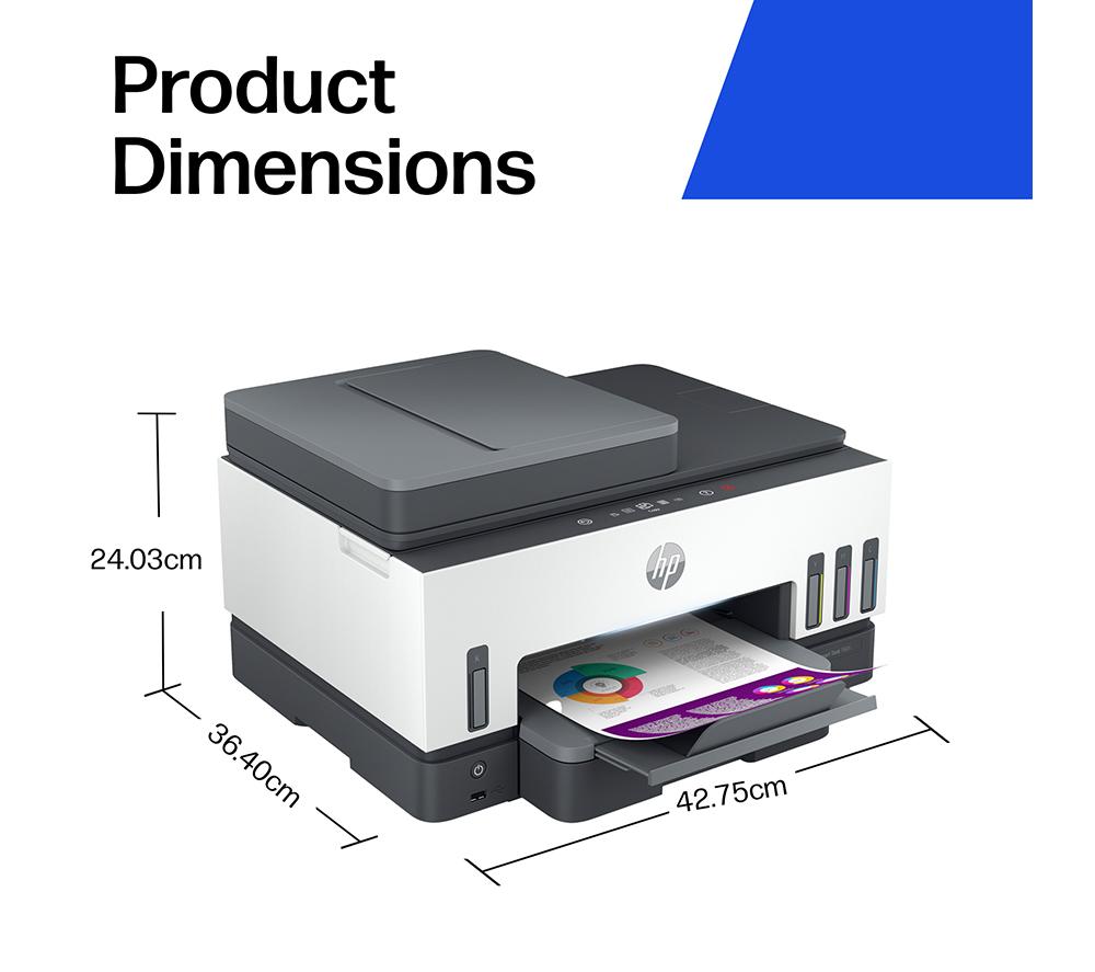 HP Smart Tank 7605 All-in-One Wireless Ink Tank Printer | Home Office | Up to 3 years Ink included