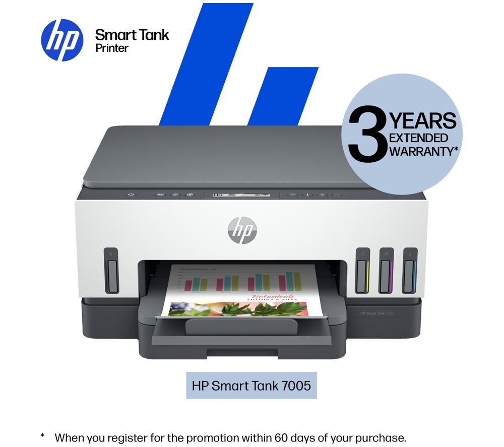 HP Smart Tank 7005 All-in-One Wireless Printer with Ink Tank | Up to 3 years of Ink included