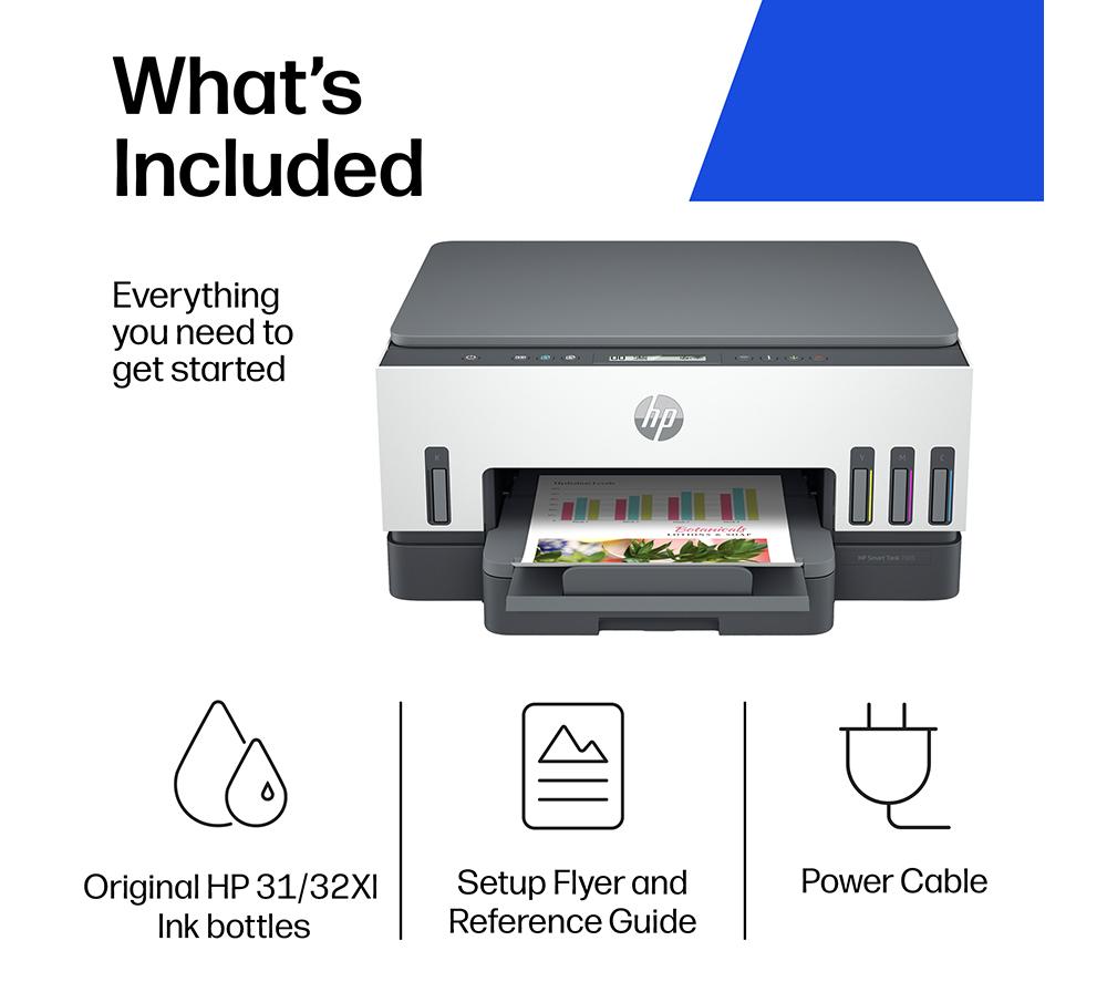 HP Smart Tank 7005 All-in-One Wireless Printer with Ink Tank | Up to 3 years of Ink included