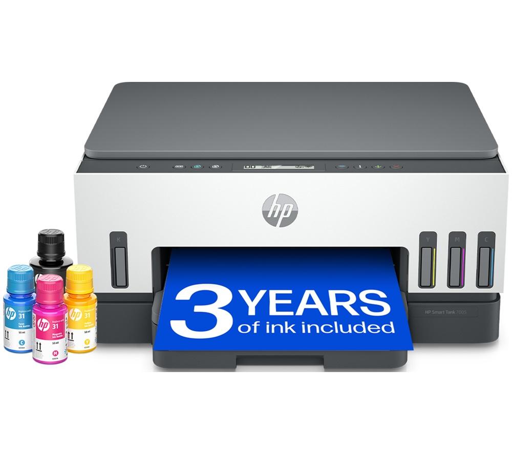 HP Smart Tank 7005 All-in-One Wireless Printer with Ink Tank | Up to 3 years of Ink included