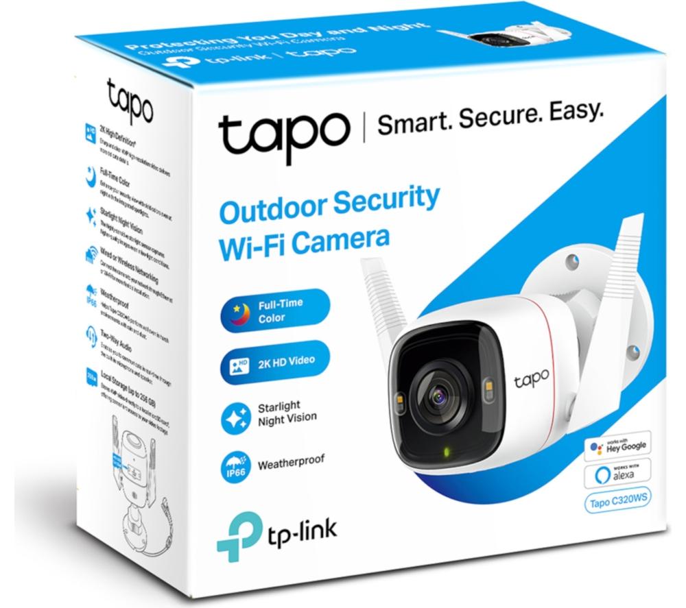 TP-LINK Tapo C320WS 2K WiFi Outdoor Security Camera