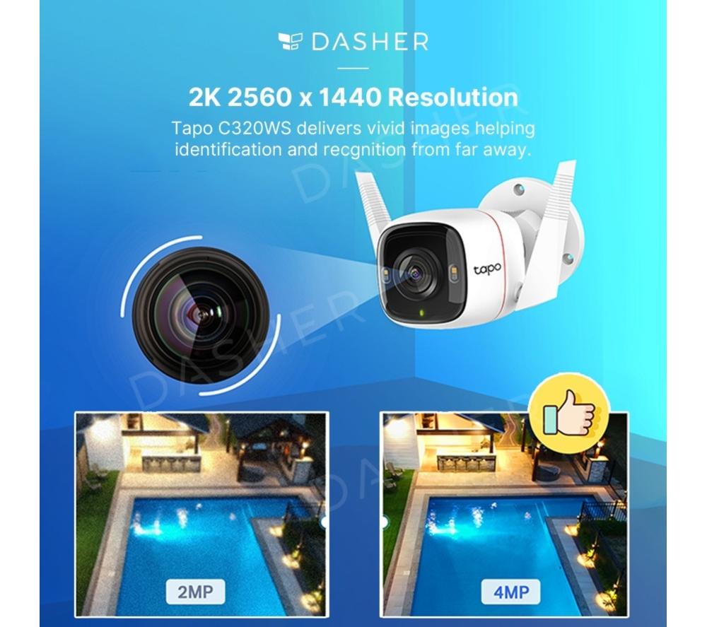 TP-LINK Tapo C320WS 2K WiFi Outdoor Security Camera