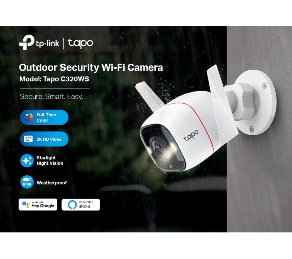 TP-LINK Tapo C320WS 2K WiFi Outdoor Security Camera