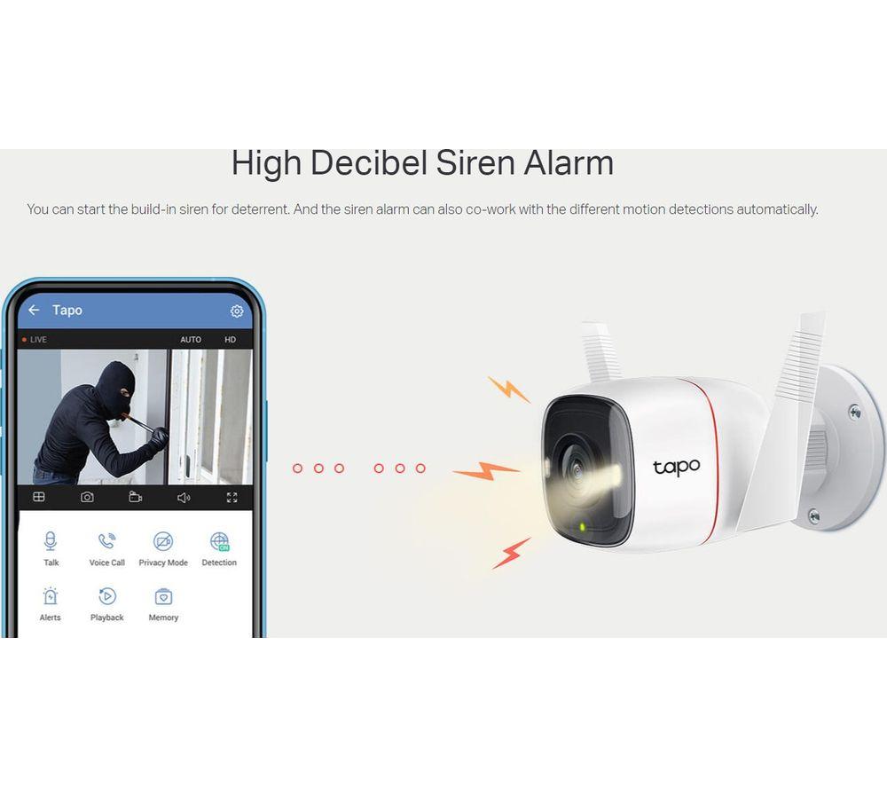 TP-LINK Tapo C320WS 2K WiFi Outdoor Security Camera