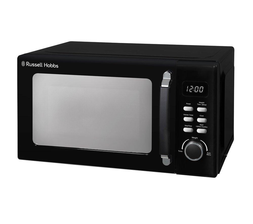 RUSSELL HOBBS Stylevia RHM2026B Kompakt-Solo-Mikrowelle – Schwarz