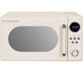 RUSSELL HOBBS Retro RHM2044C Compact Solo Microwave - Cream