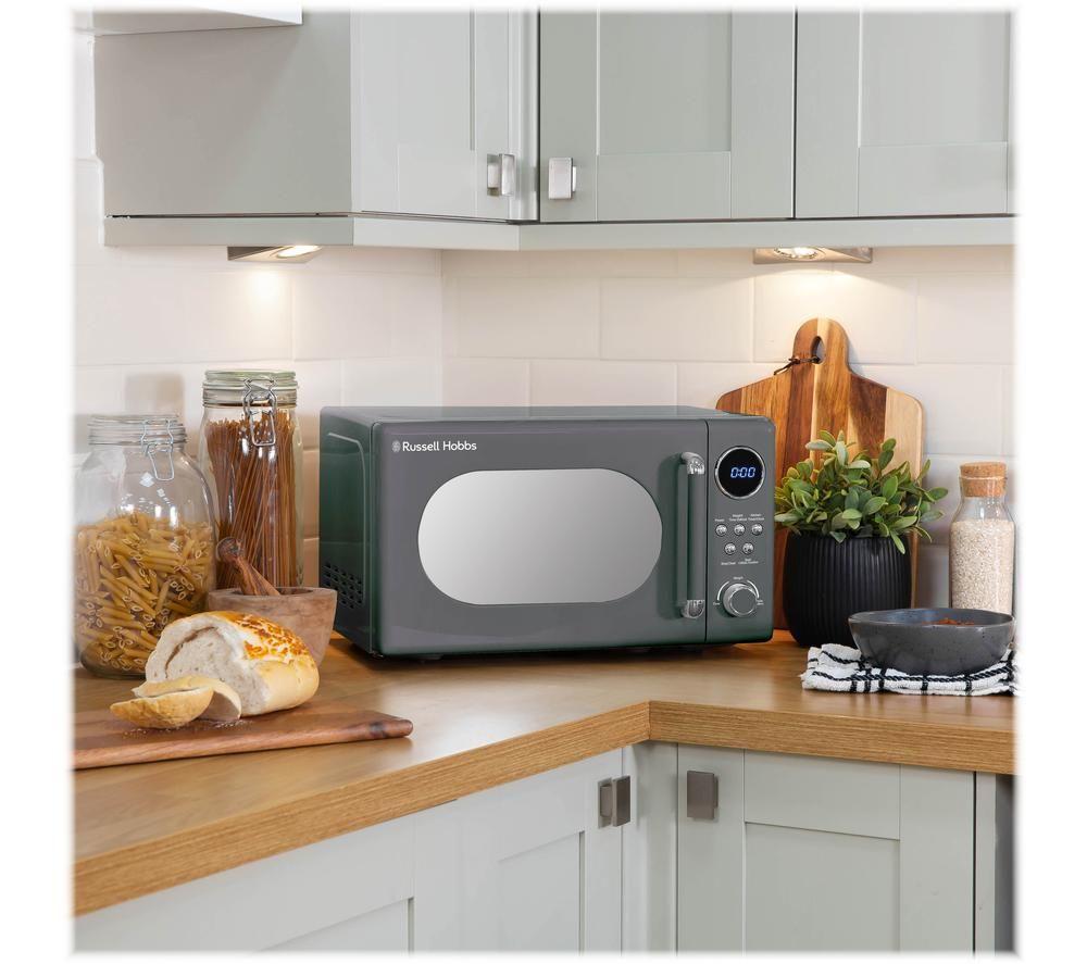 RUSSELL HOBBS Retro RHM2044G Microondas compacto solo - Gris