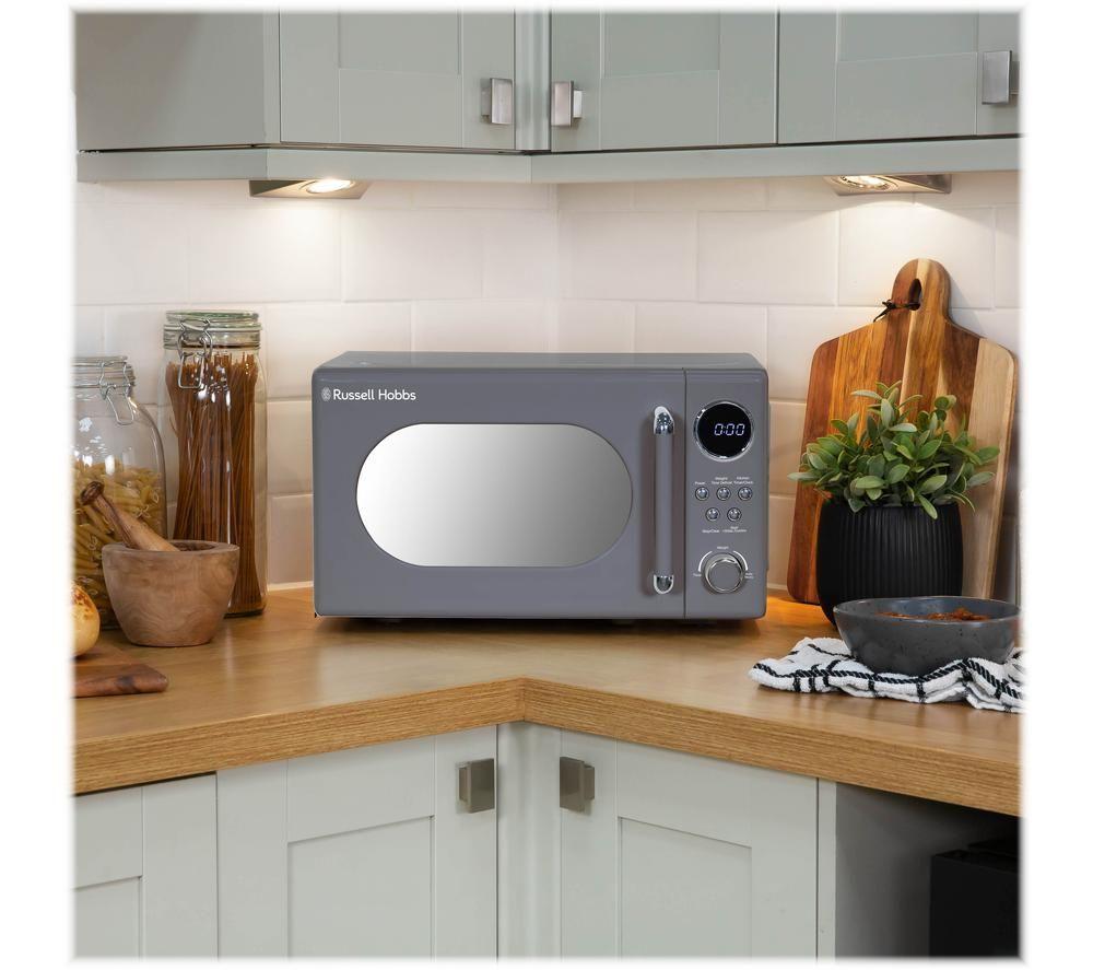 RUSSELL HOBBS Retro RHM2044G Microondas compacto solo - Gris