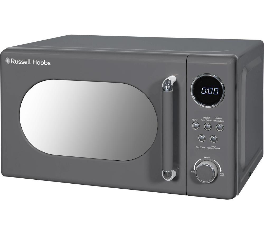RUSSELL HOBBS Retro RHM2044G Microondas compacto solo - Gris