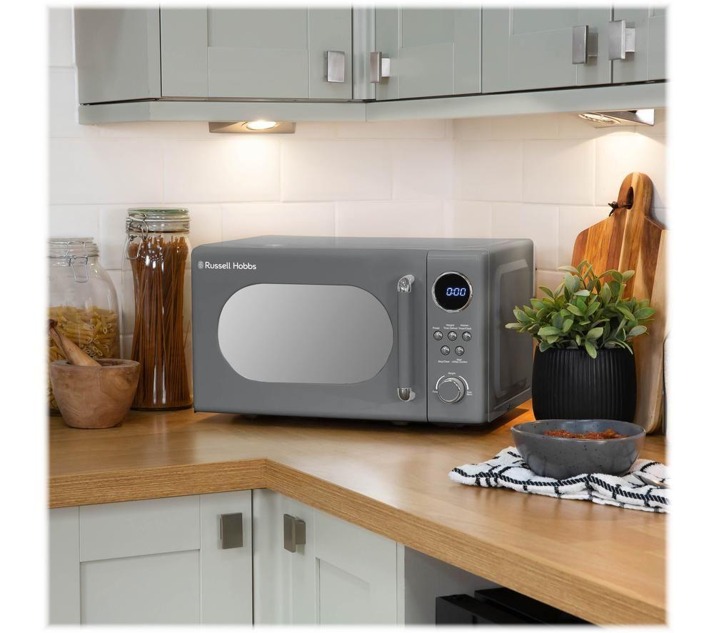 RUSSELL HOBBS Retro RHM2044G Microondas compacto solo - Gris