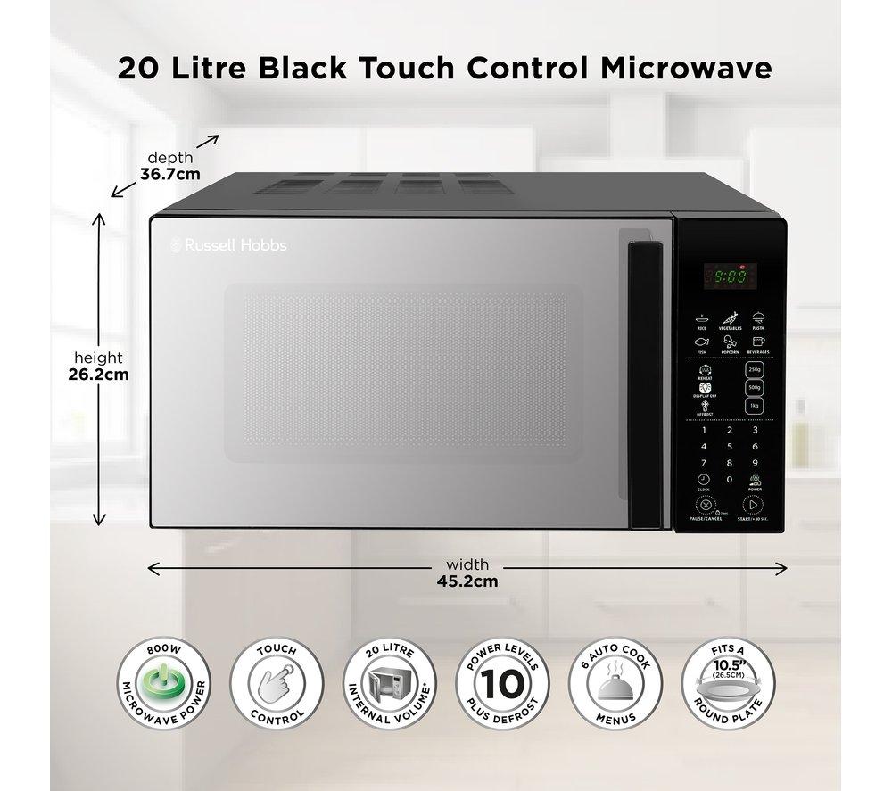 RUSSELL HOBBS RHMT2004B Microondas Individual - Negro