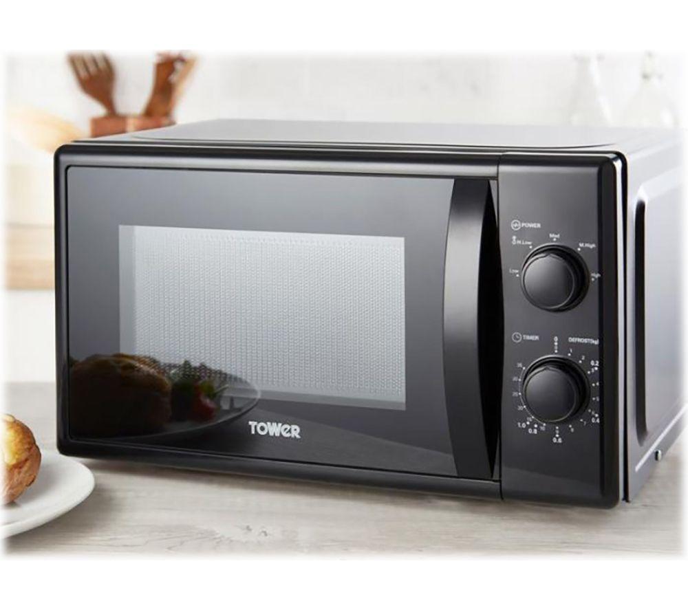 TOWER T24034BLK Solo Microwave - Black