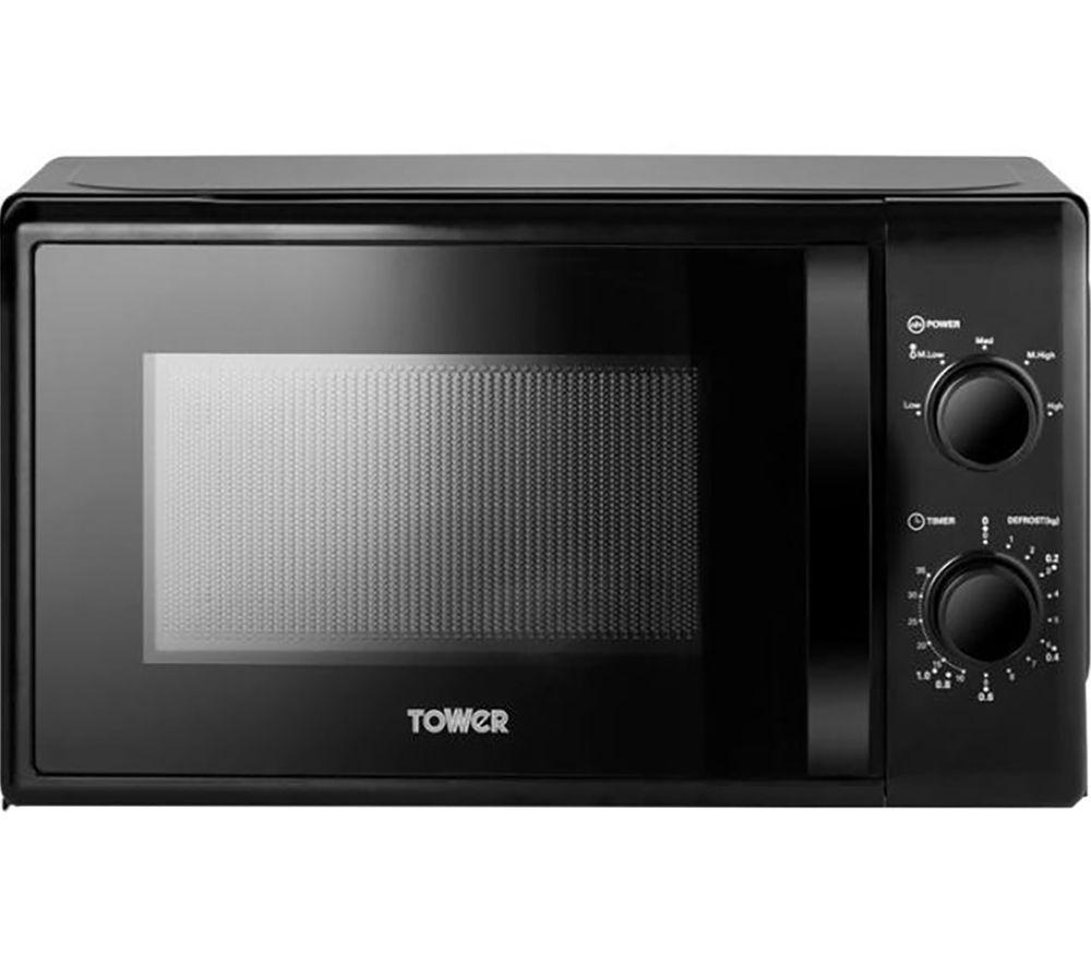 TOWER T24034BLK Solo Microwave - Black
