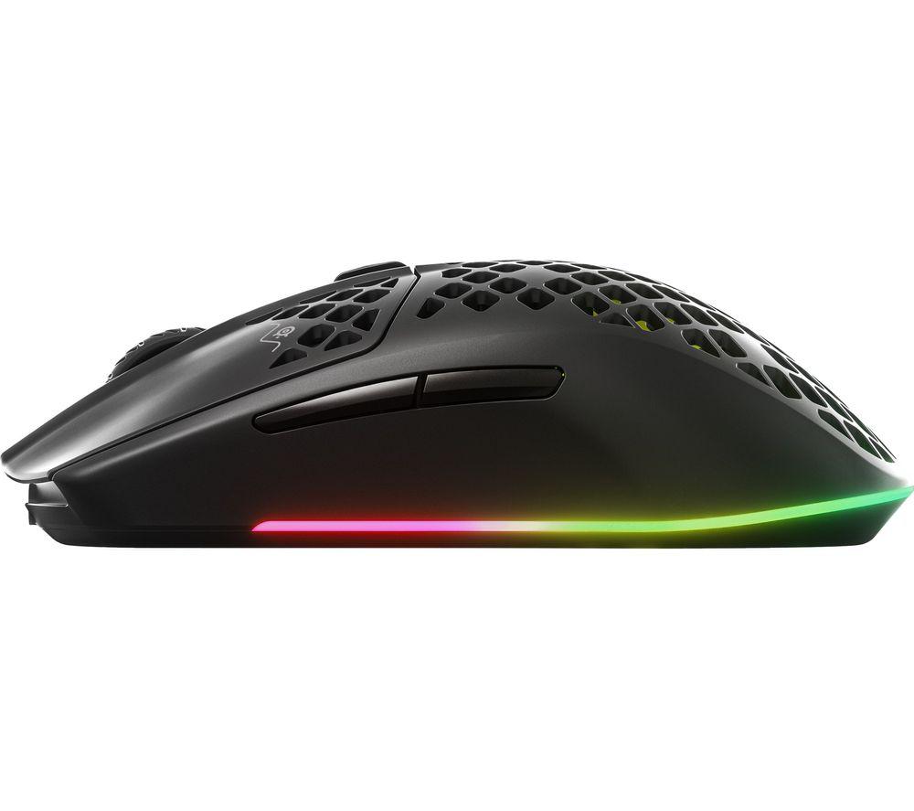 STEELSERIES Aerox 3 Onyx RGB Wireless Optical Gaming Mouse