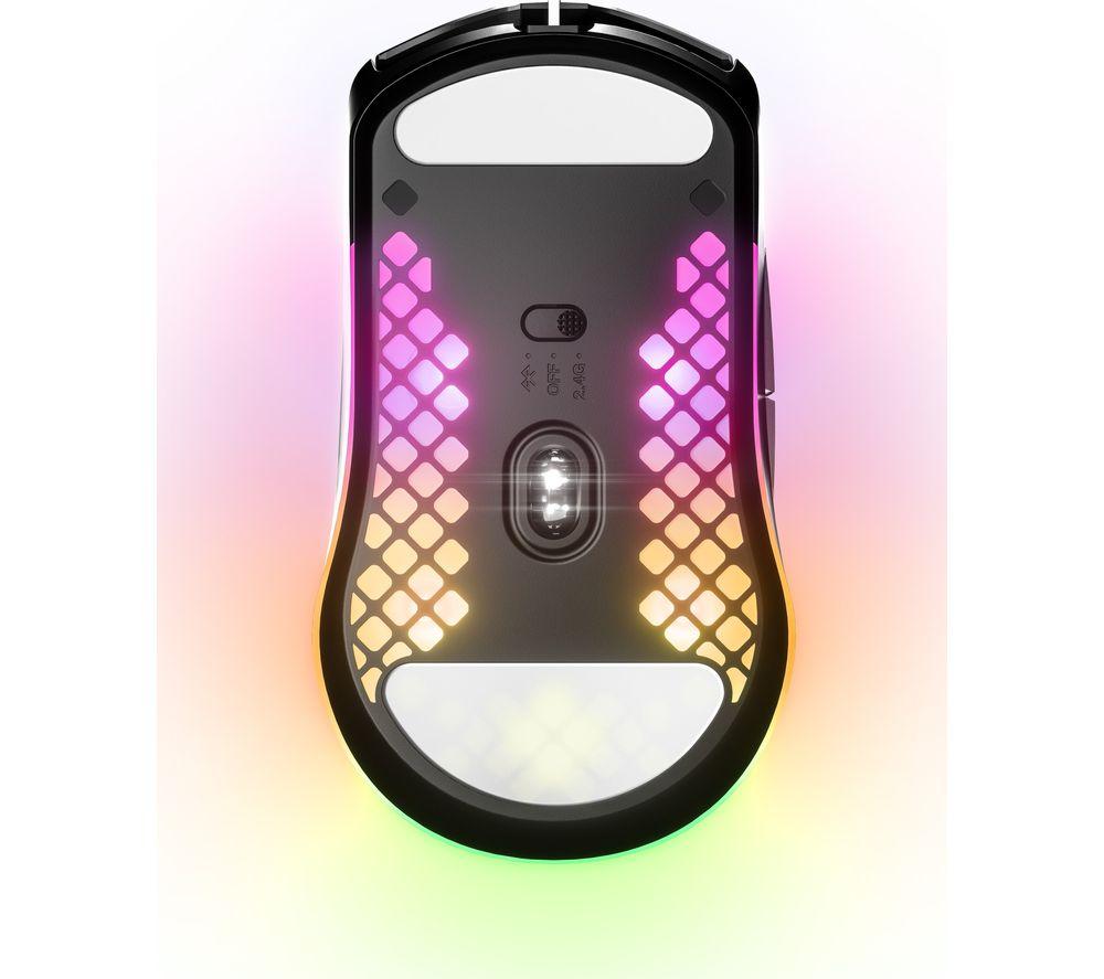 STEELSERIES Aerox 3 Onyx RGB Wireless Optical Gaming Mouse