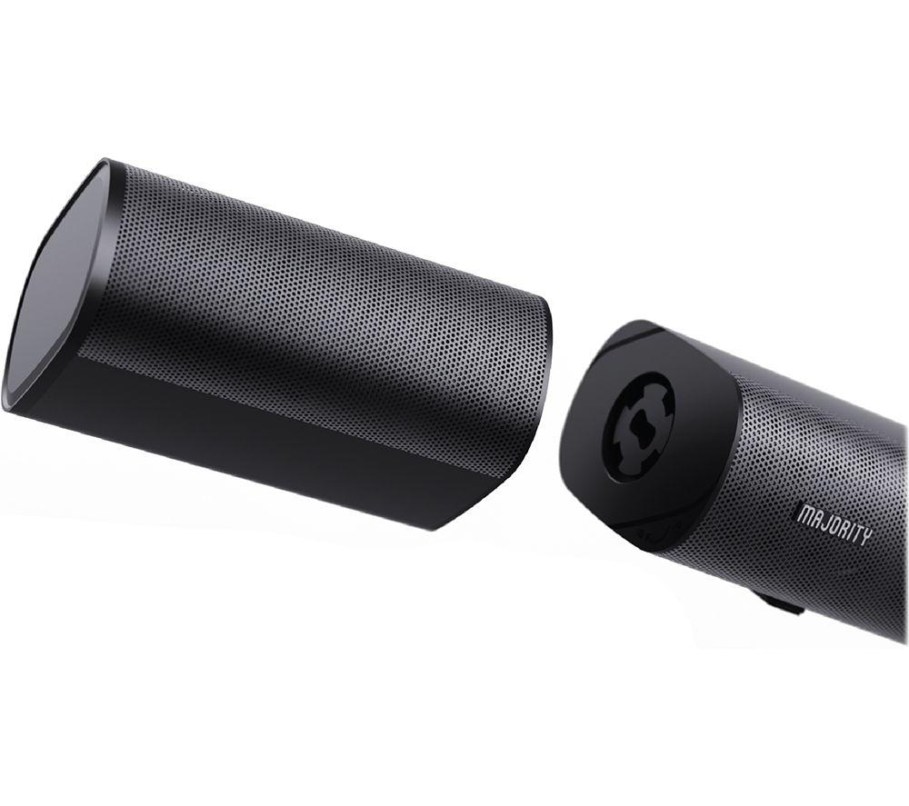 MAJORITY Everest 5.1 Wireless Sound Bar - Black