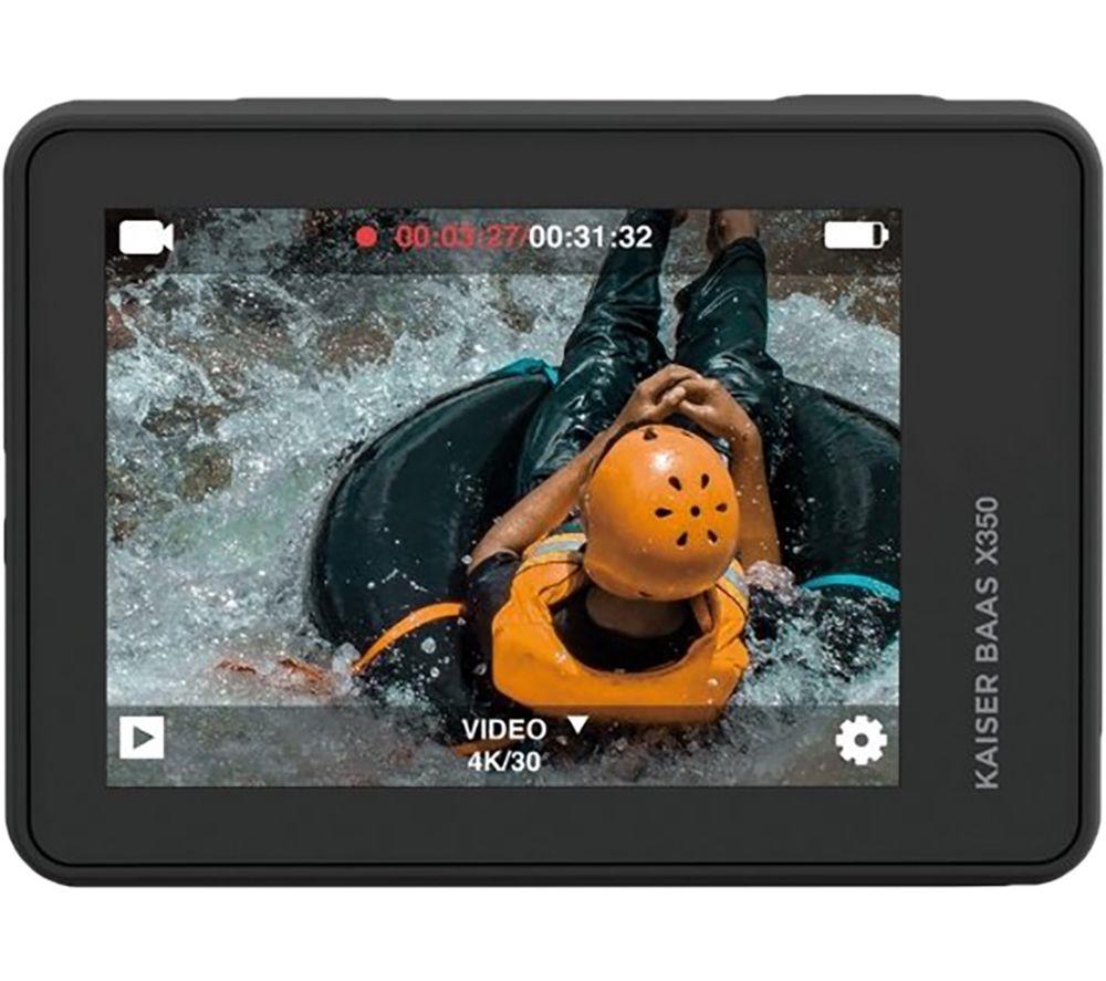 KAISER BAAS X350 4K Ultra HD Action Camera - Black