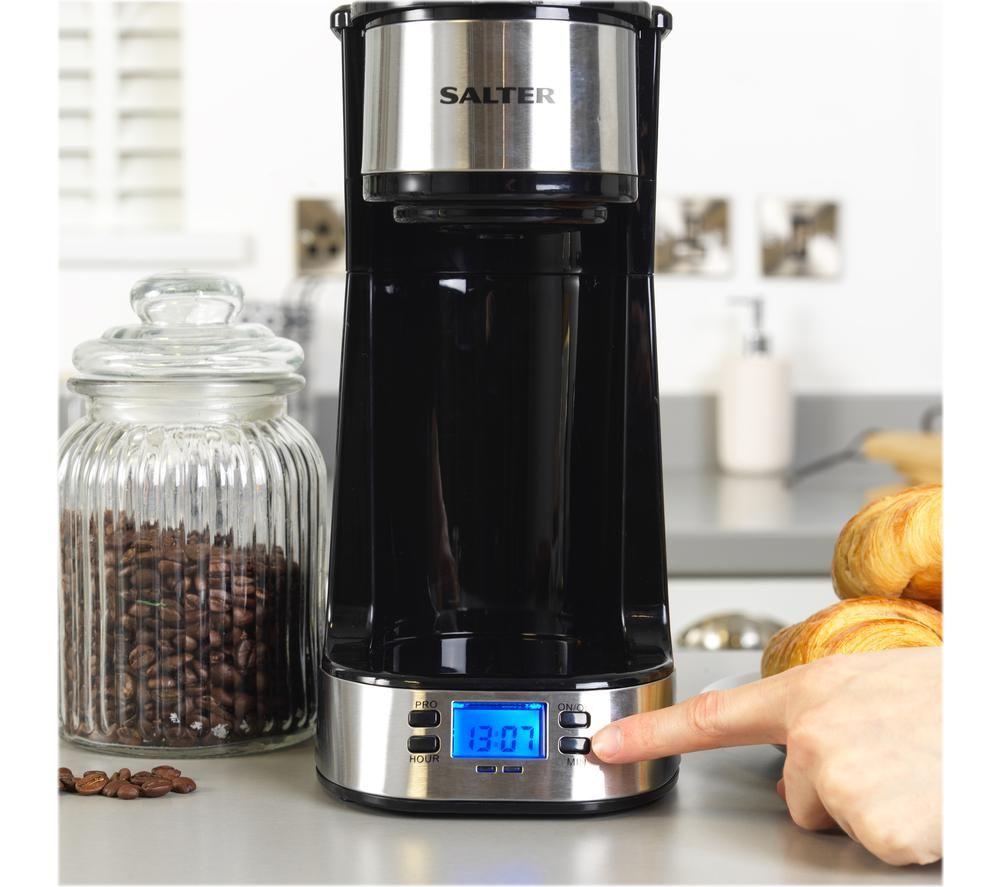 SALTER To Go EK2732 Filter Coffee Machine - Black & Stainless Steel