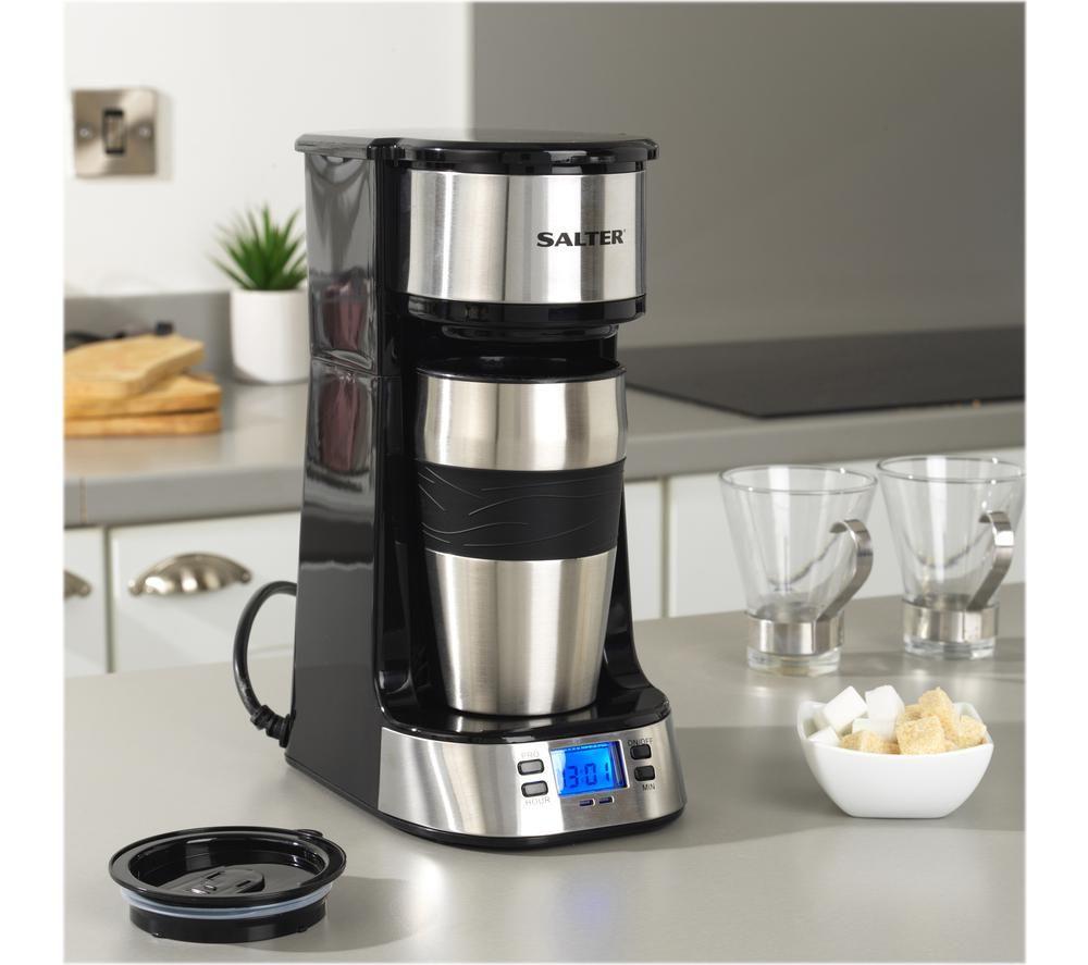 SALTER To Go EK2732 Filterkaffeemaschine – Schwarz & Edelstahl