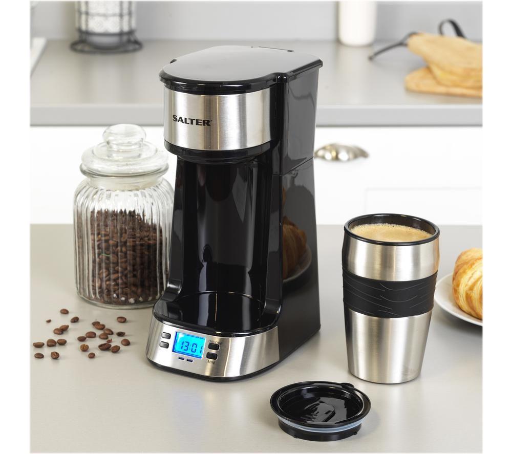 SALTER To Go EK2732 Filter Coffee Machine - Black & Stainless Steel