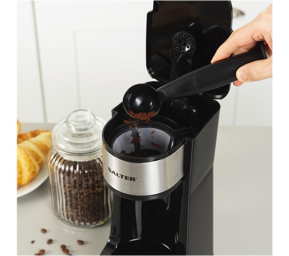 SALTER To Go EK2732 Filter Coffee Machine - Black & Stainless Steel