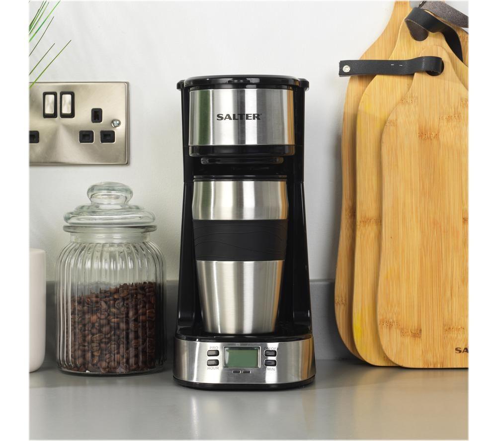 SALTER To Go EK2732 Filter Coffee Machine - Black & Stainless Steel