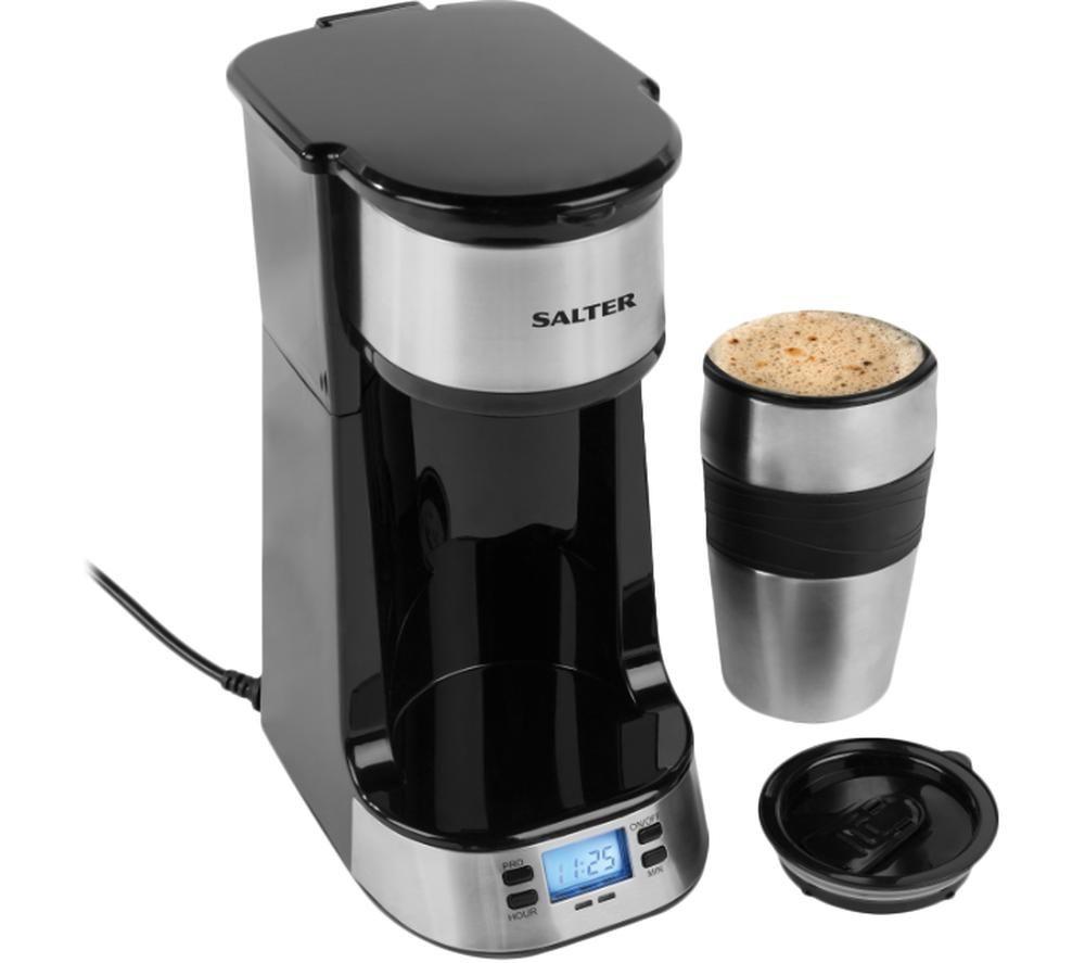 SALTER To Go EK2732 Filter Coffee Machine - Black & Stainless Steel