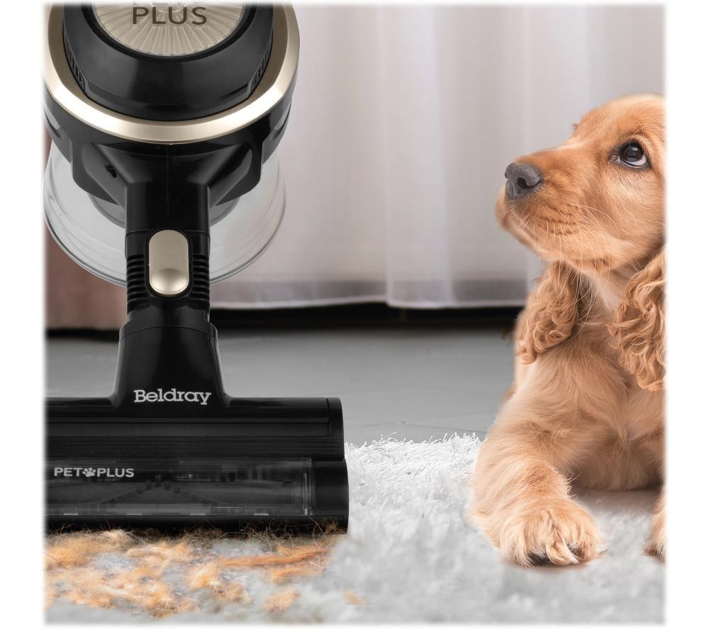 Aspiradora sin cable BELDRAY AirGility Pet Plus BEL01195-150 - Negro y Plata