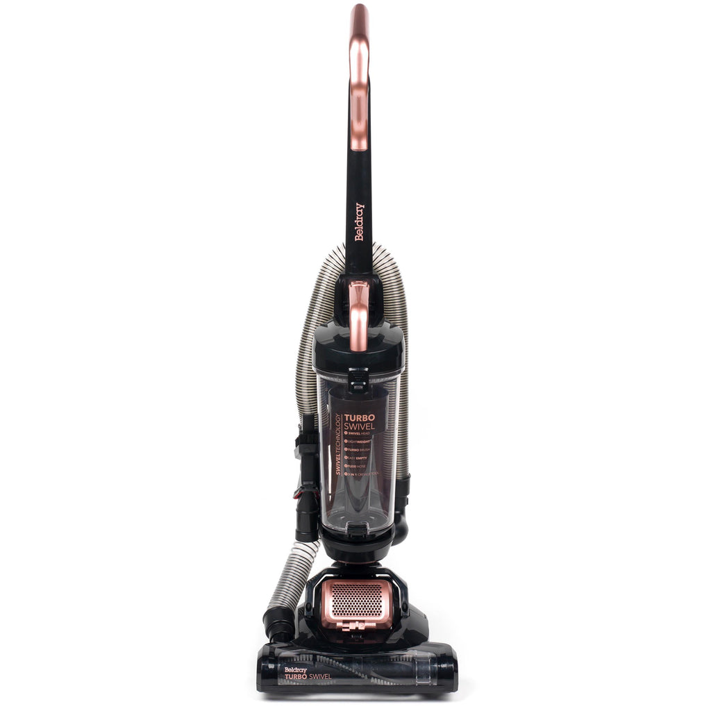 BELDRAY Turbo Swivel BEL0648NRG Upright Bagless Vacuum Cleaner - Black & Rose Gold