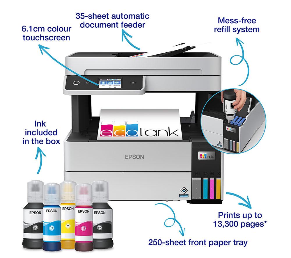 EPSON EcoTank ET-5150 All-in-One Wireless Inkjet Printer