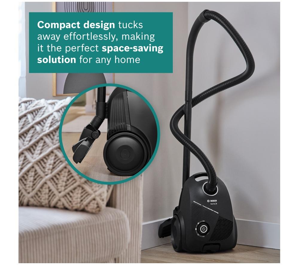 Aspiradora de cilindro con bolsa BOSCH Serie 2 ProEco BGBS2BA1GB - Negra