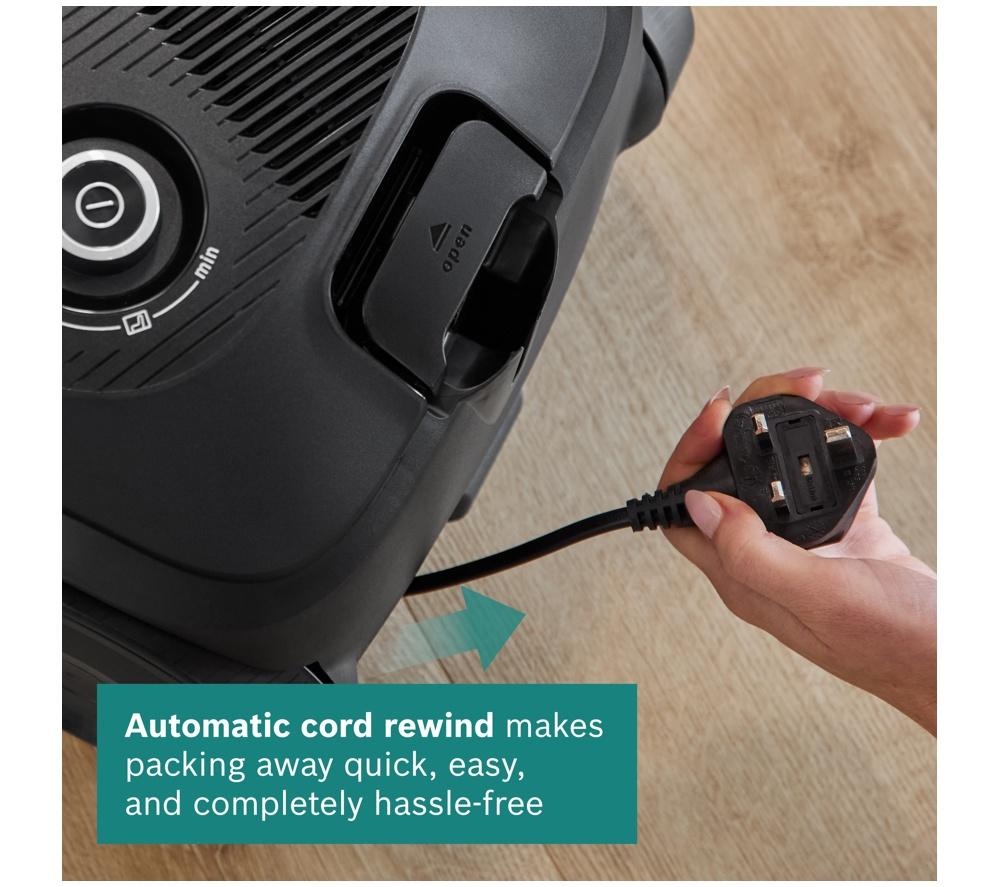 Aspiradora de cilindro con bolsa BOSCH Serie 2 ProEco BGBS2BA1GB - Negra